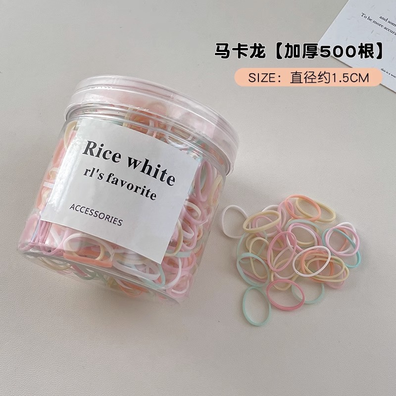 Ligas Elásticas Desechables para Cabello de TPR, Alta Elasticidad, para Niños y Mujeres
