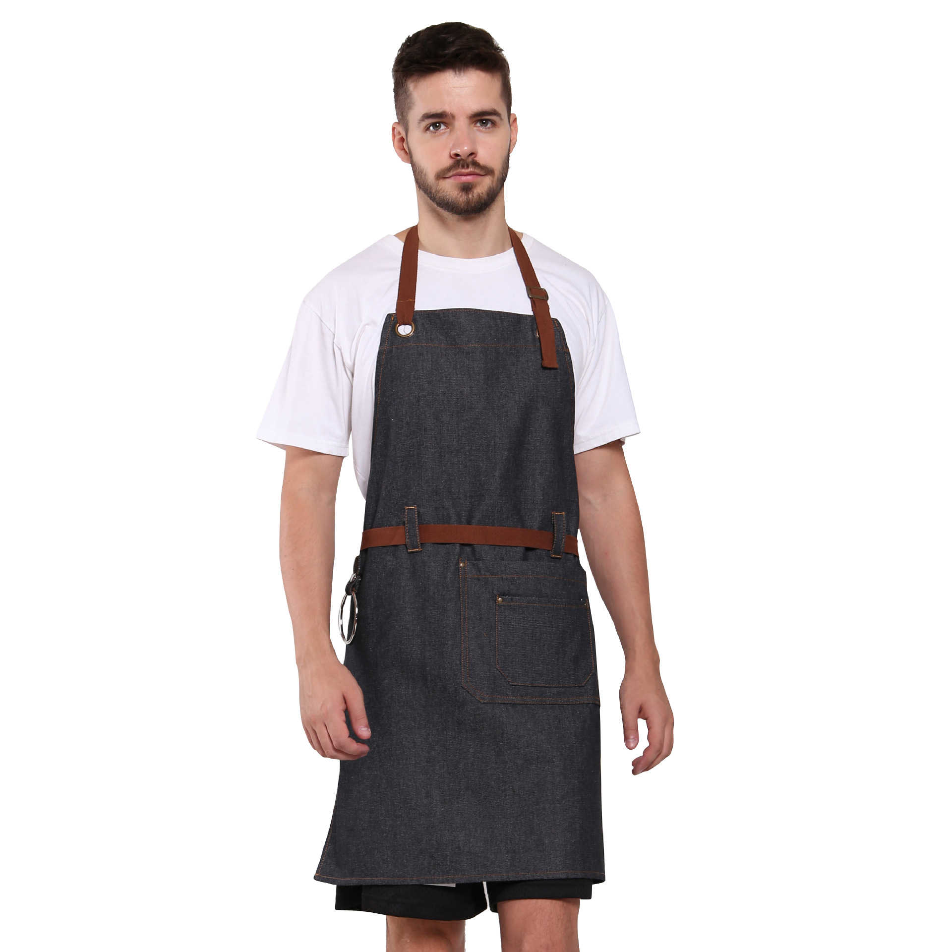 全綿デニムスタイル2ブラック