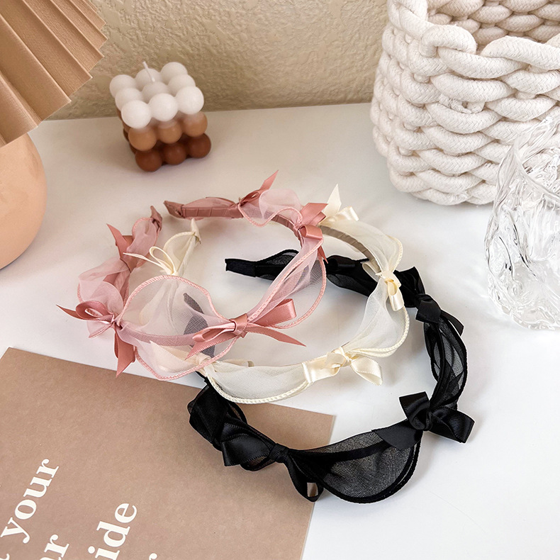 Elegant Sweet Women'S Knot Butterfly Bow Knot Gauze Hair Band display picture 4