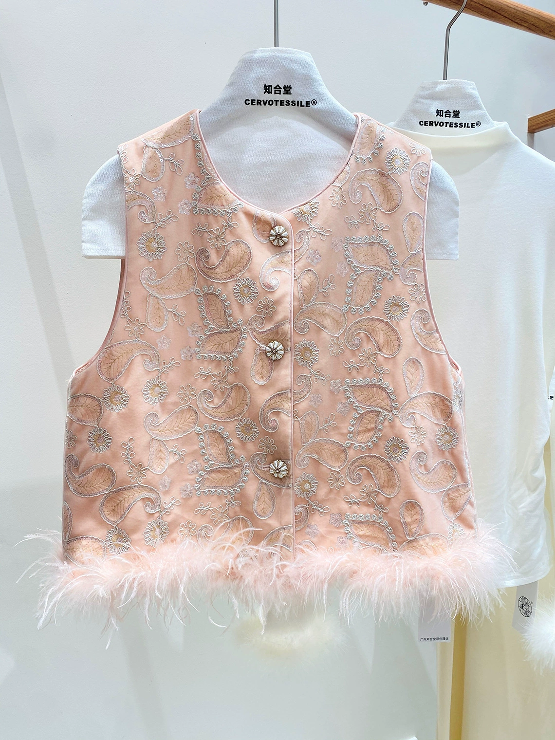Бархатные ногтевые sequins, демисезонный жилет, китайский стиль, новая коллекция