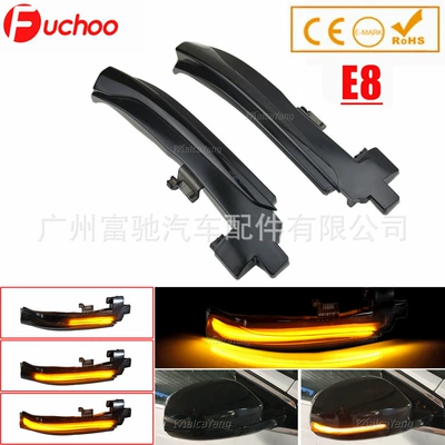 Applicable to Volvo V40 S60 V60 S80 V70 off-road car LED rearview mirror flowing water turn signal lamp (Dönmə işıqları)