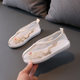 Boys' Hanfu Shoes Baby Handmade Spring and Autumn New Horse-faced Skirt Children's Shoes Old Beijing Cloth Shoes Ancient Children's Embroidered Shoes