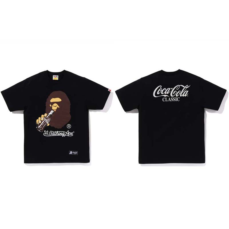 クロスボーダー卸売潮ブランド BAPE エイプヘッド半袖シャークトップ T シャツ供給 240 グラム半袖