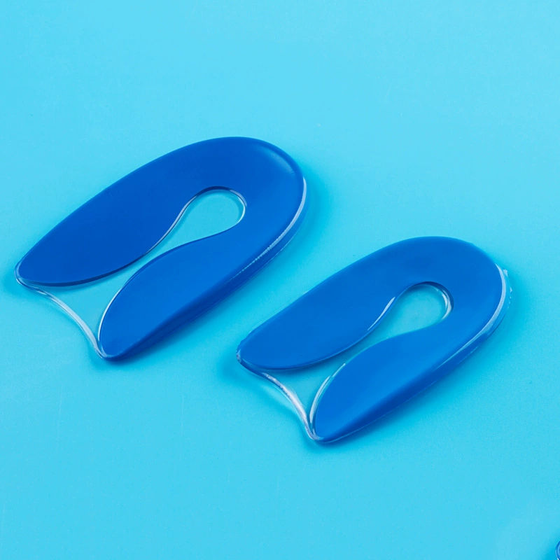 Силиконовая U-образная подушка для пятки стелька для пятки силиконовая стелька мягкая амортизирующая Спортивная половинка