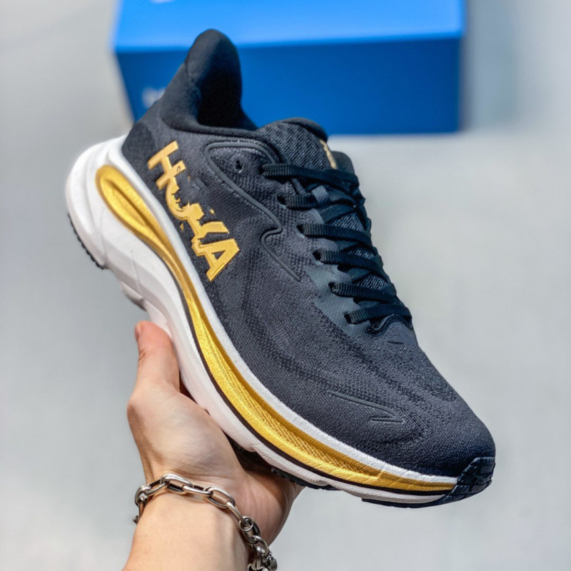 New High Quality Hoka Clifton 10 Running Shoes Men's Thick-Soled Casual Sports Shoes Women's Mesh Breathable Running Shoes