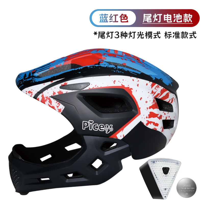 Casco de bicicleta de equilibrio para niños, casco completo, patinaje, sombrero, equipo de montaje, protector, cascos para niños y niñas