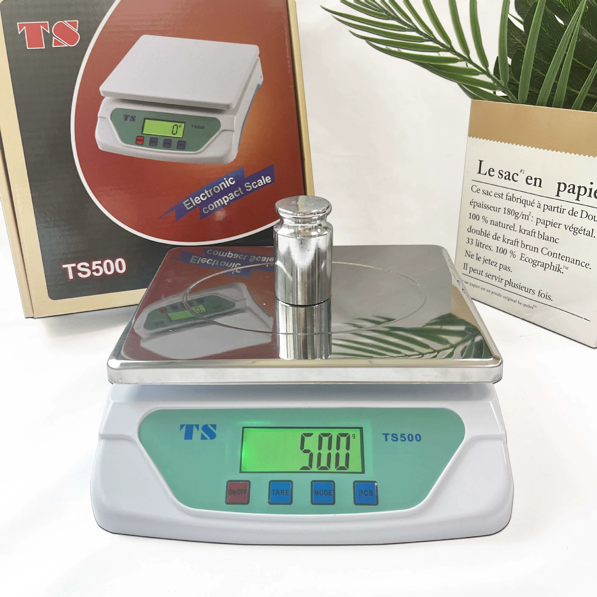 Оптовая продажа от производителя: кухонные весы TS500 из нержавеющей стали, малые платформенные весы, весы для чая, специальные весы для выпечки, электронные платформенные весы для измерения.