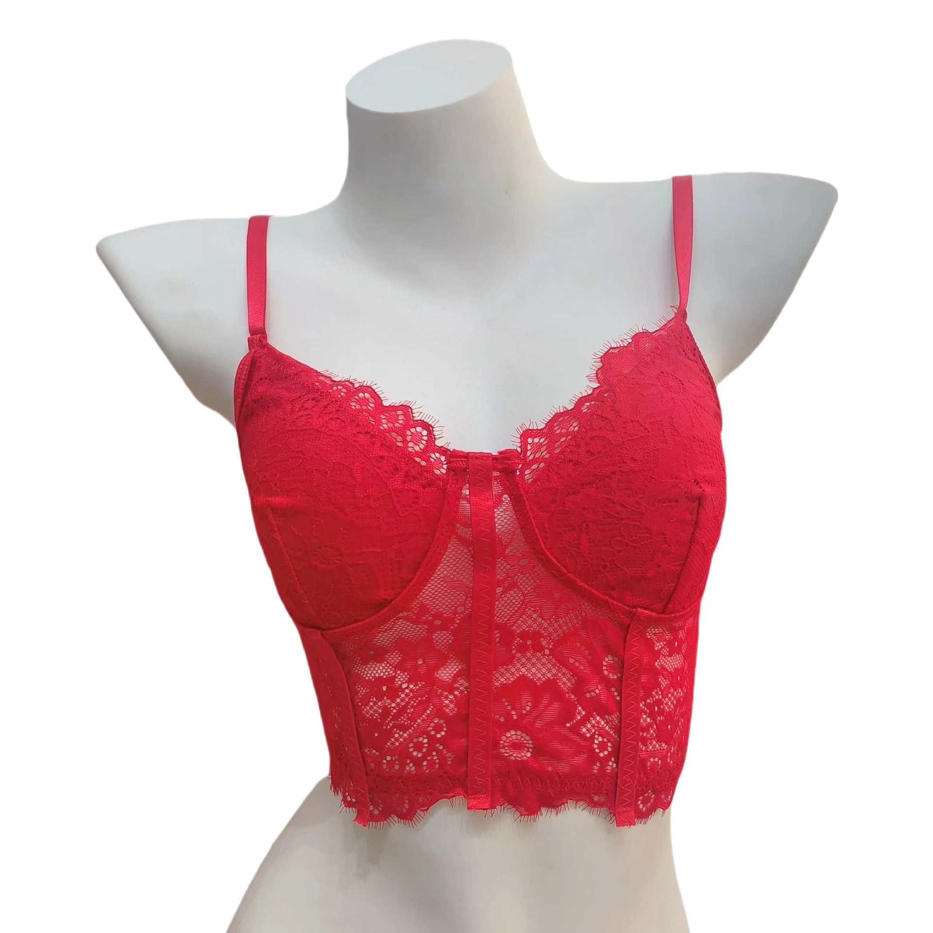 Top camisola estilo europeo y americano, estilo callejero, con encaje, multicolor, sexy, estilo ins, con aberturas, para mujer