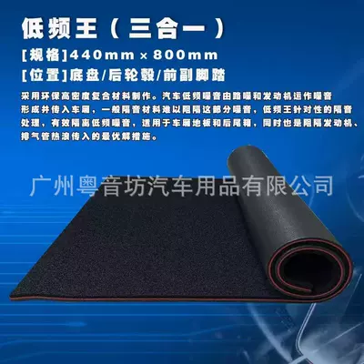 Mat for Full Vehicle Modification, Car sound-absorbing cotton