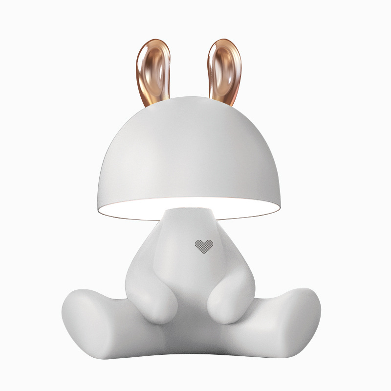Lámpara de escritorio de protección de ojos LED recargable para regalo de cumpleaños para la novia para la novia para la novia para la luz de la noche (sin Bluetooth)