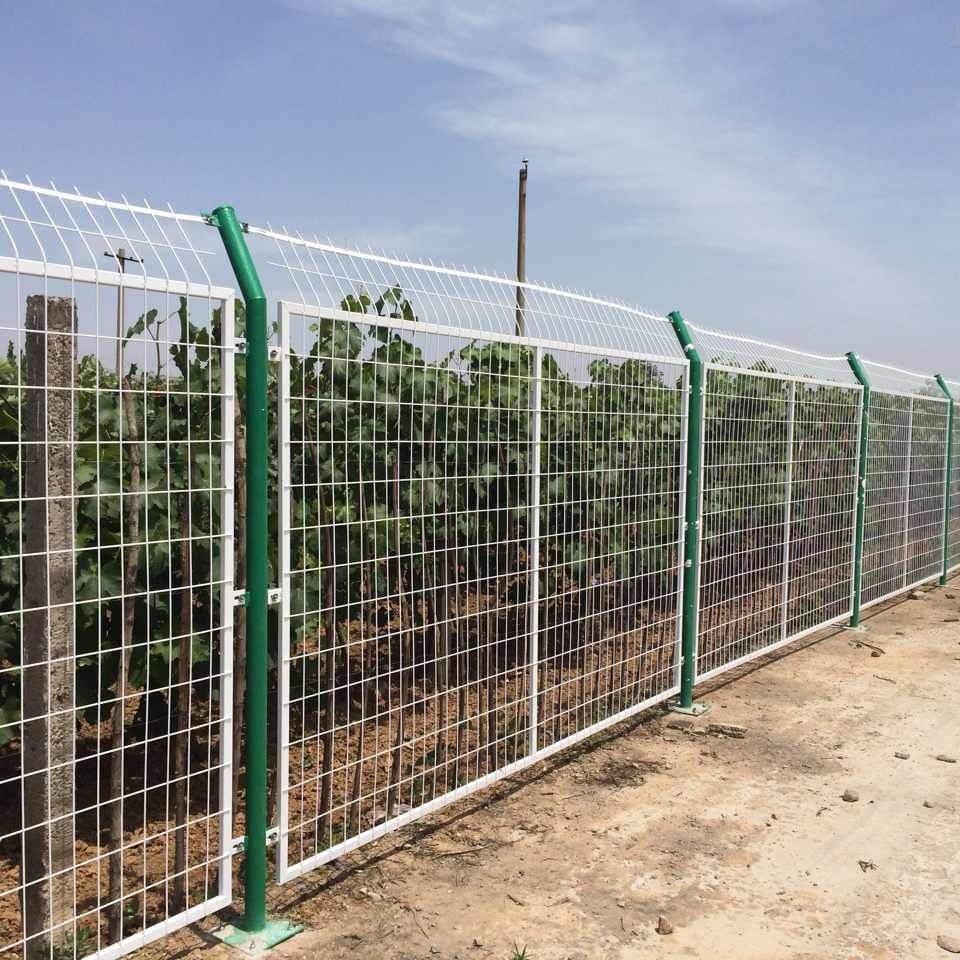 供应优质畜牧厂用浸塑绿色护栏 浸塑绿色护栏网车间隔离网防护网