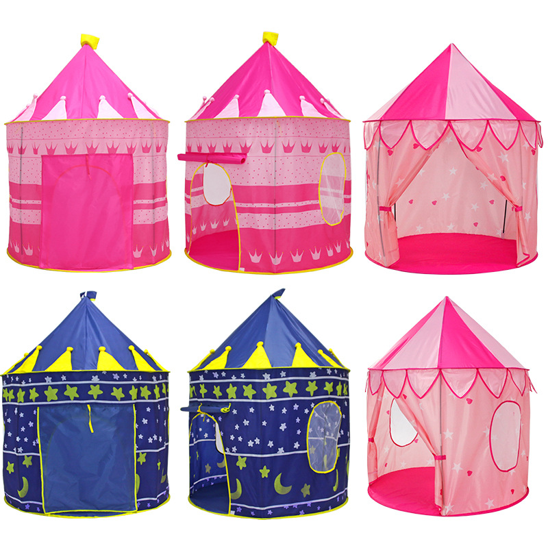 Fábrica directa para tiendas de campaña para niños indoor y exterior juegos plegables portátiles mochila familia interactiva padre-hijo casa de juguetes
