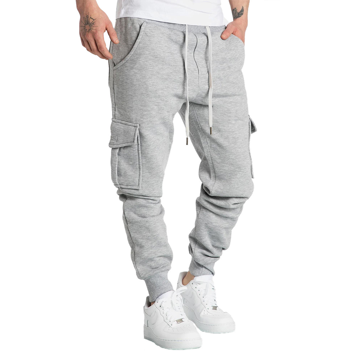 Herren Cargohose Mit Fleecefutter Für Herbst Und Winter_voghion.com