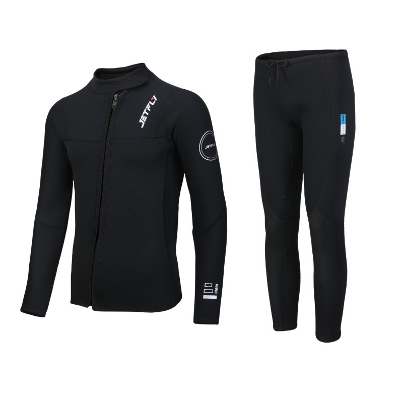 Thickened Couple 3MM Thickened Warm Wetsuit Men's and Women's Split Sun-proof Waterproof Mother Snorkeling Surfing Winter Swimsuit