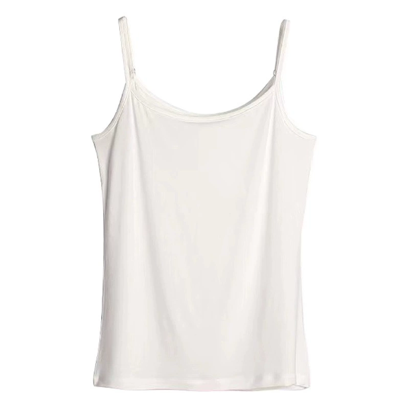 Модальная камзол, плечевой ремень, регулируемый Amazon, базовая внутренняя одежда, Женская внешняя одежда, тонкая средняя длина