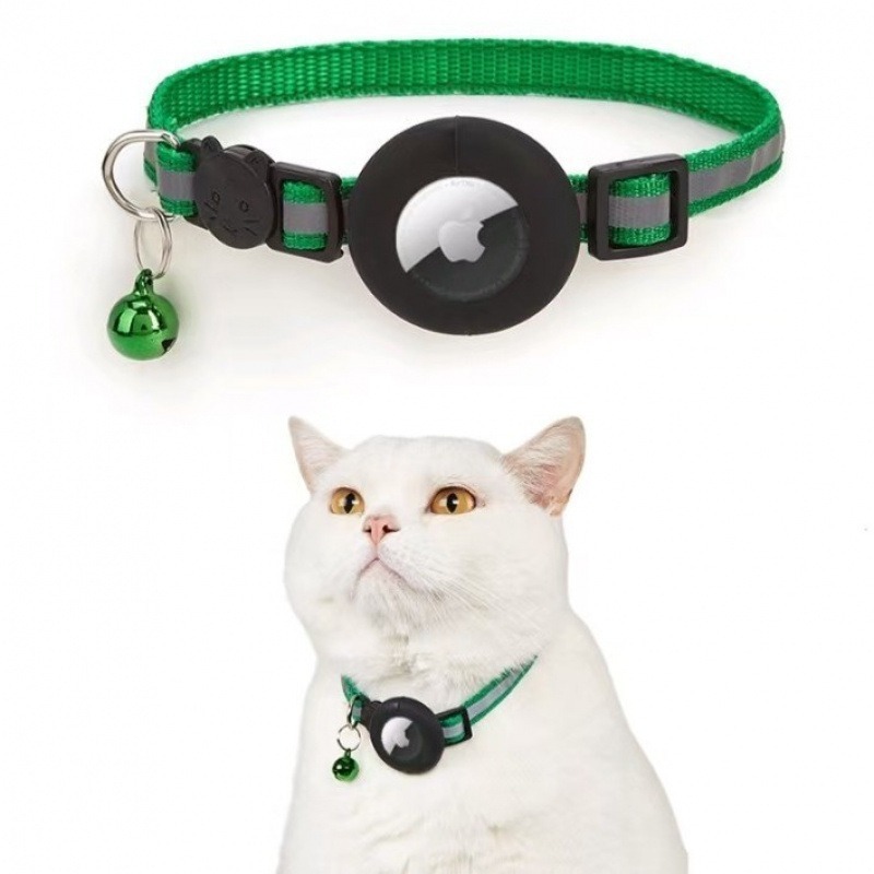 Spot 24h cabello collar de gato anti-pérdida transfronterizo para Apple airtag tracker gato collar joyería silicona