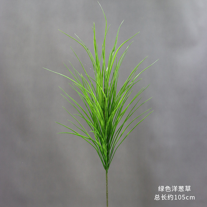 Flores de imitación verde, techo de bosque, plantas verdes, hojas, flores de boda, accesorios de decoración floral con hojas, flores falsas, hierba de caña