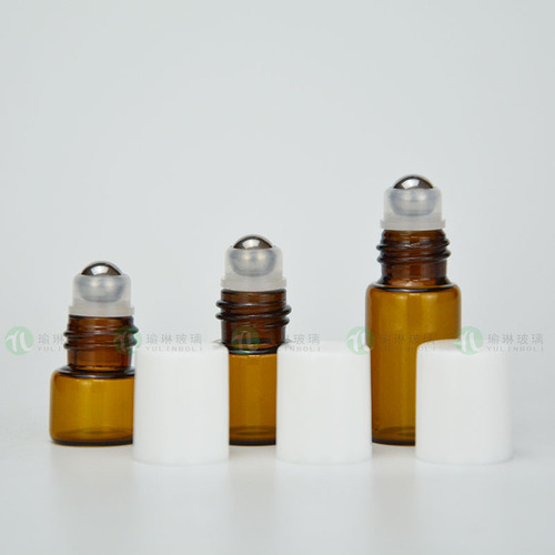 Rolling ball bottle 1ml 2ml 3ml rolling ball bottle essential oil dispensing bottle small glass bottle cosmetic dispensing bottle