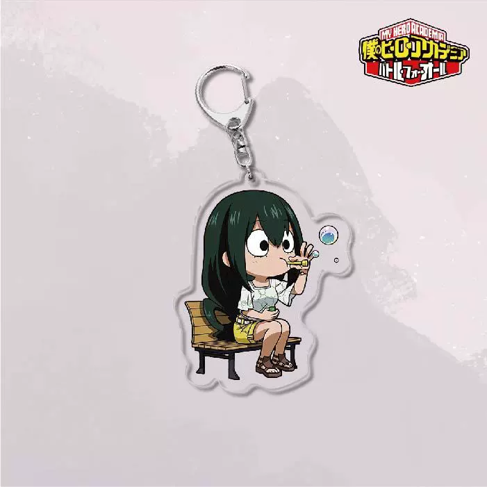 acrylic keychain, heroes, creative jewelry, Birthday gift