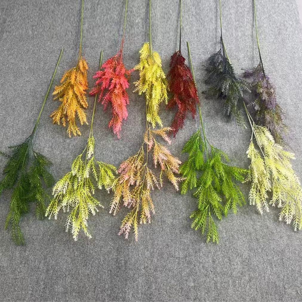 加密千层金 仿真花仿真绿植婚庆插花装饰千层草混森系黄金柳中式