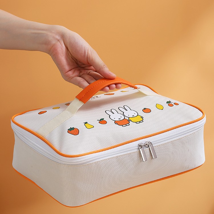 Almuerzo de la placa de cena bolsa