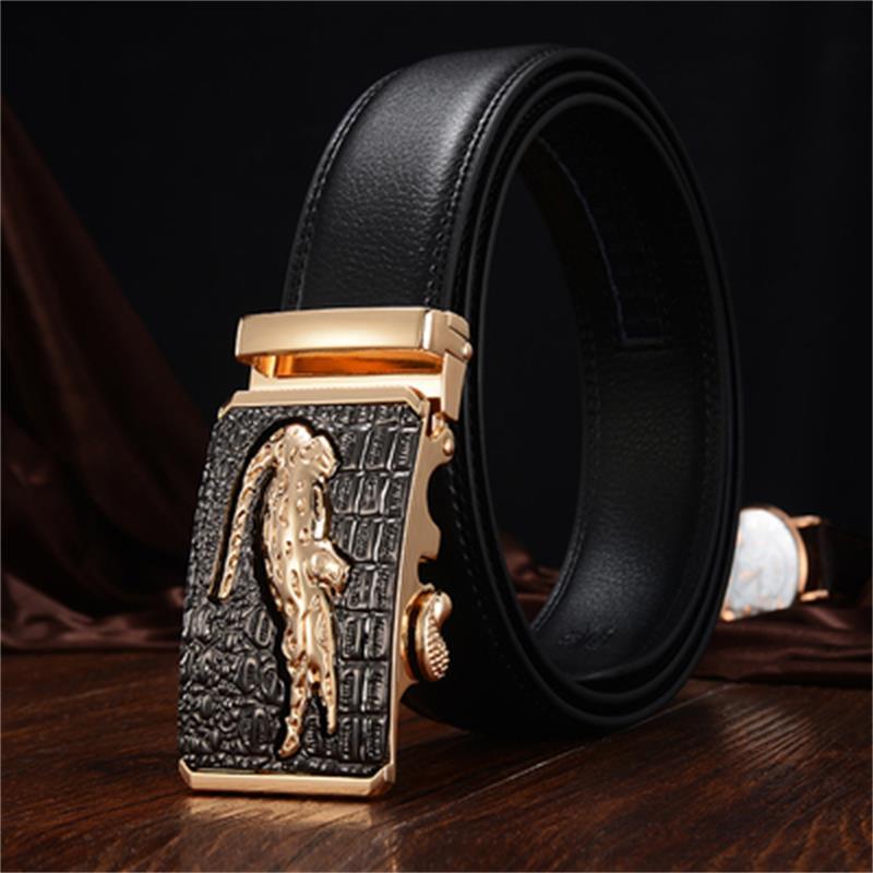 Spot wholesale crocodile belt men's leat...