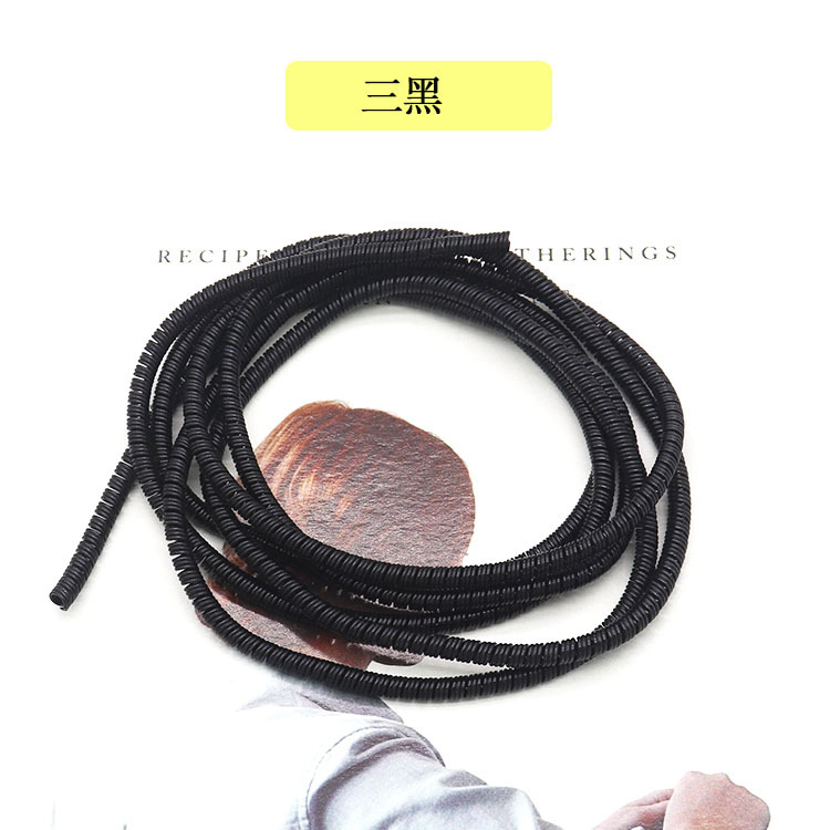 Directo de fábrica 1,4 M tres en uno cable de datos Cable de protección cable de datos manga protectora cuerda de resorte de bobinado