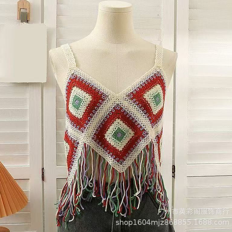 Winter design short tank top