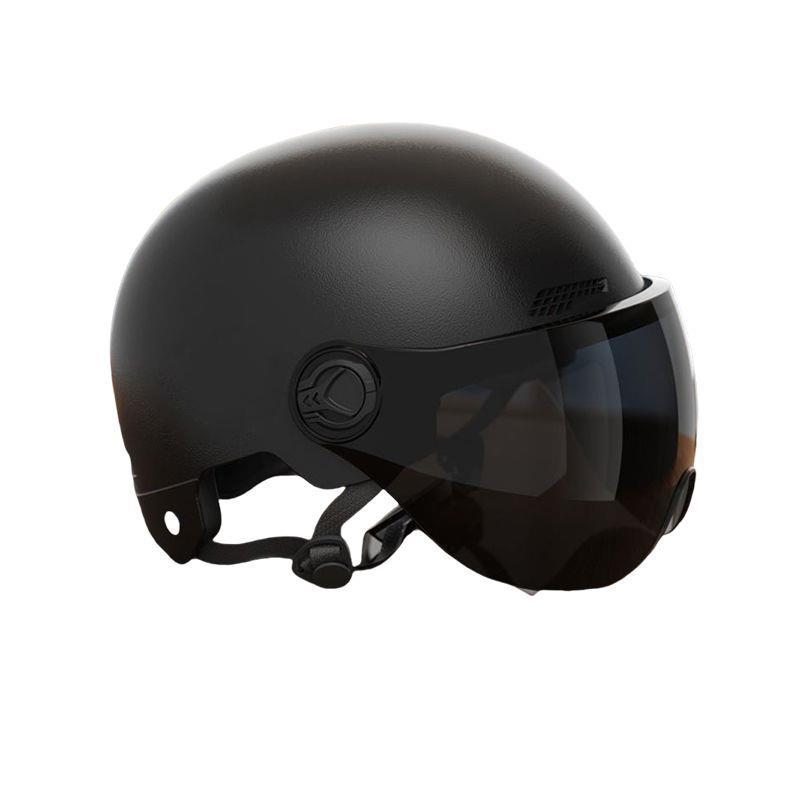 Electric Vehicle Helmet, Motorcycle, Electric Scooter Certified Personalized Sun Protection Cartoon Couple Half Helmet, Men's and Women's Safety Helmet, Smooth