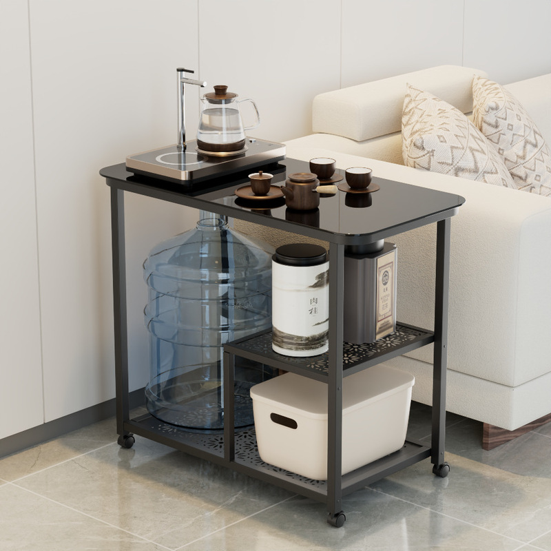 Household Living Room Multifunctional Coffee Table Sofa Side Table Simple Removable Tea Table for Small Apartment Creative Tea Narrow Table