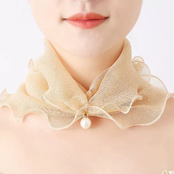 Yellow pendant from pearl