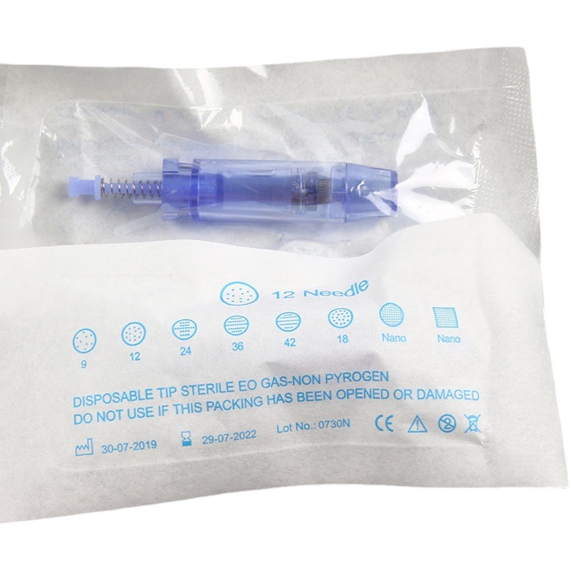 Microagujas Eléctricas, Microagujas A1 Azules, Instrumento de Belleza para Pestañas, Microagujas de Cristal de Silicio Nano