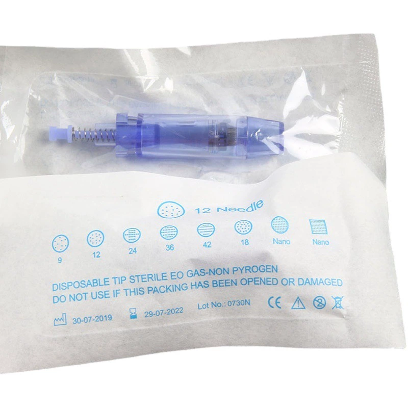 Электрическая насадка для микронидлинга A1, синяя насадка для микронидлинга, косметологический аппарат для наращивания ресниц, насадка для микронидлинга из нанокристаллического кремния