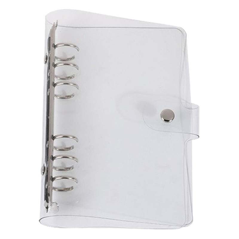 Transfronteriza transparente de PVC Diario Libro de color de hojas sueltas carpeta A5A6A4B5 notas de hojas sueltas portátil Shell núcleo interno