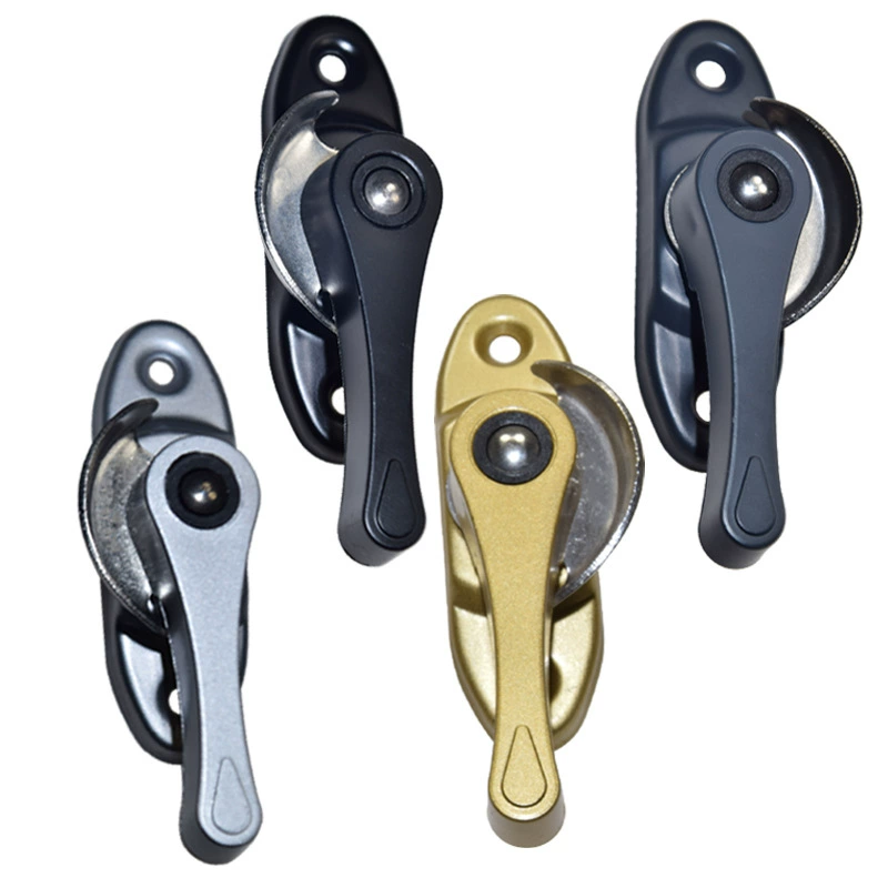 Pole distance 55 plastic steel 200-011 two-way cronading plastic handle steel base durable and adjustable direction doors and windows locks