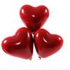 Double-layer balloon heart shaped, decorations, layout, 10inch, 3 gram, with gem