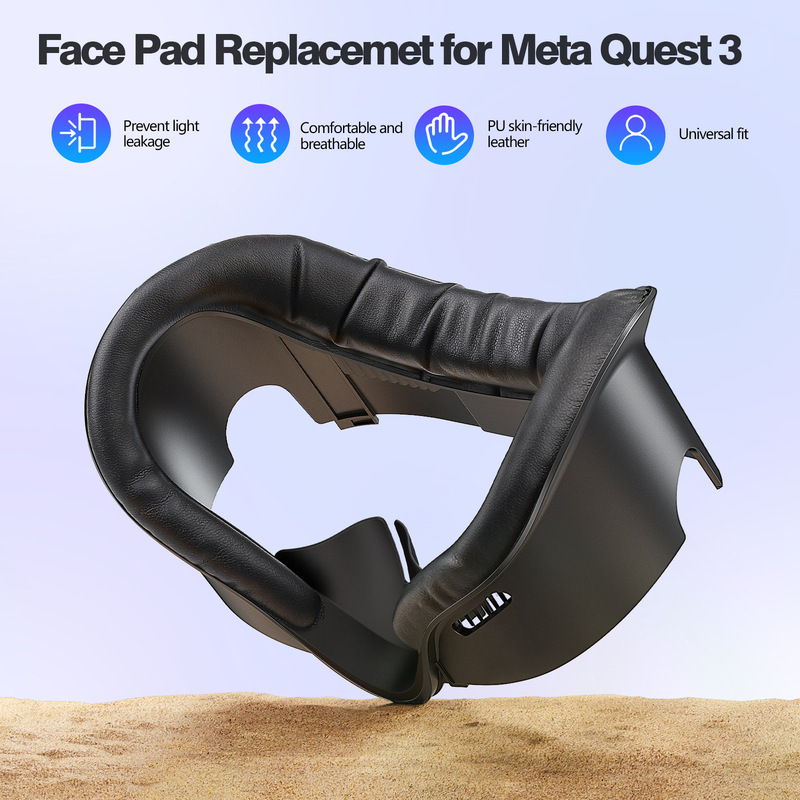 For Meta Quest 3 Replacement Mask quest3 Replaceable Cleaning Mask Q3 VR Shade Accessories