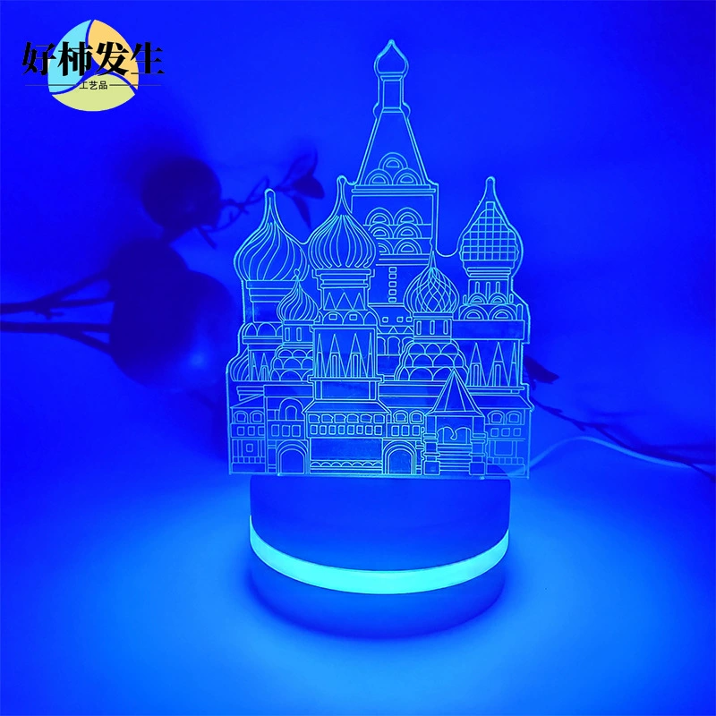 Matte acrylic creative wooden lights, night light