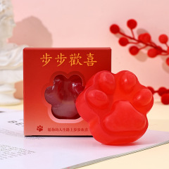 【思密丝】步步欢喜猫爪皂  创意礼品皂造型肥皂伴手礼香皂80G