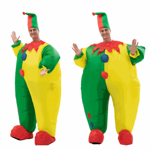 Christmas doll costume adult cartoon toy funny prop festive clown fat sumo inflatable suit