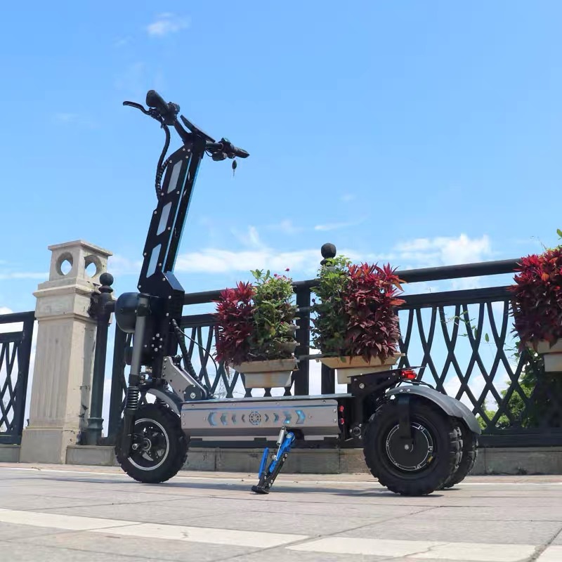 Retuol 11inch Three-Wheel Off-Road Electric Scooter Adult Folding High-Speed Scooter Dropshipping