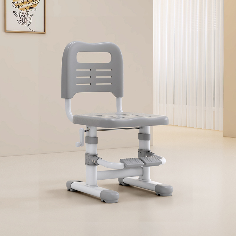 Hand-Cranked Kidsren's Learning Chair for Primary School Students to Write Homework, Special Adjustable Writing Chair for Home Sitting Backrest