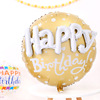 Happy birthday of assembly connective Happy Birthday aluminum film ball Birthday party aluminum foil decoration layout
