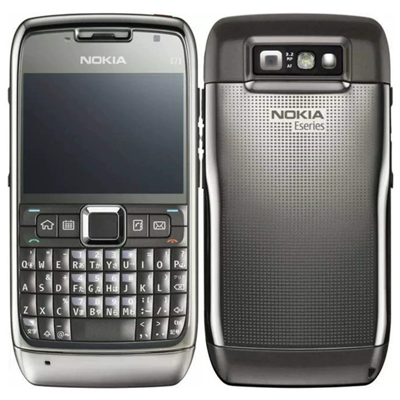 Полная клавиатура классическая рекомендуется оптом металлический корпус E71 на складе мобильных телефонов для трансграничной внешней торговли