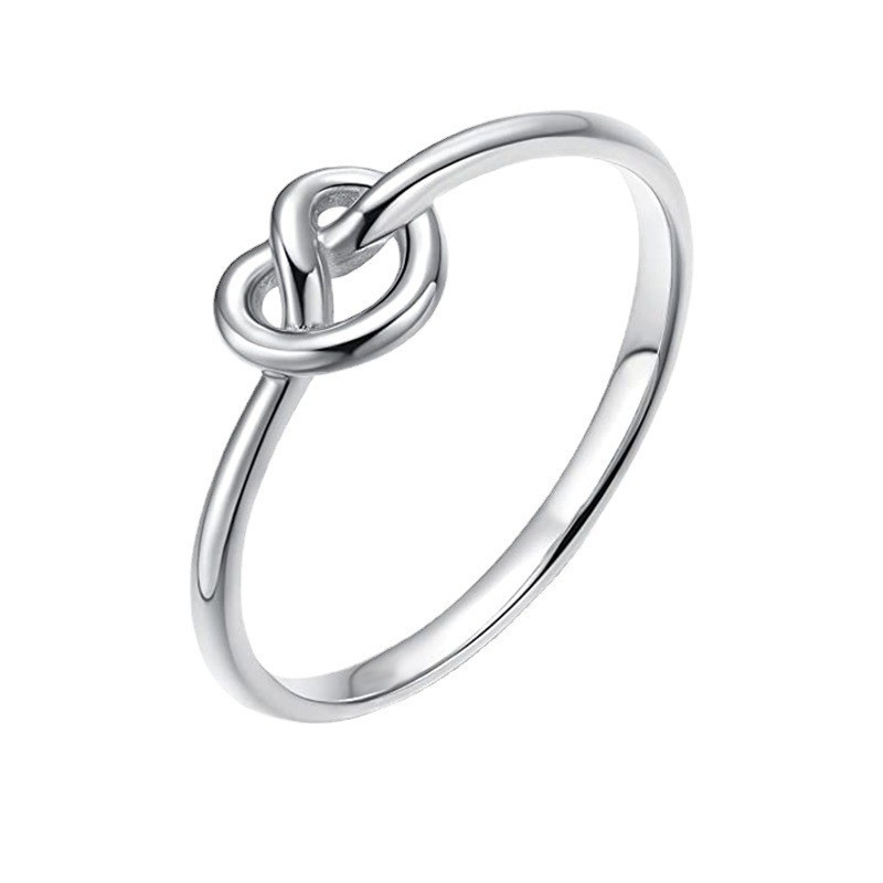 Simple Style Heart Shape Titanium Steel Rings display picture 7