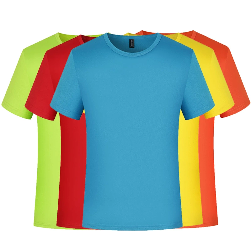 Летняя футболка с круглым вырезом, классная униформа, рабочая одежда, рекламная культурная рубашка с короткими рукавами, рабочая одежда из ледяного шелка для марафона с принтом логотипа