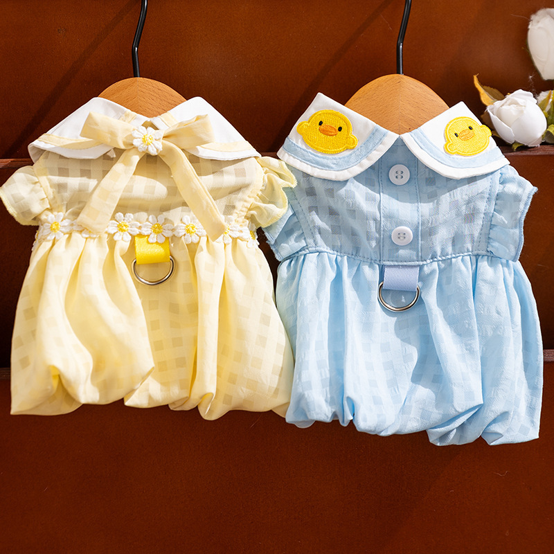 26 años de nueva primavera y verano ropa de gato tracción vestido vestido de princesa ropa de perros pequeños y medianos ropa de mascotas