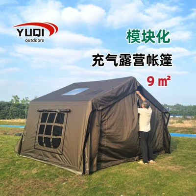 Rear Inflatable Tent Military Green: Avtomobil dam çadırları