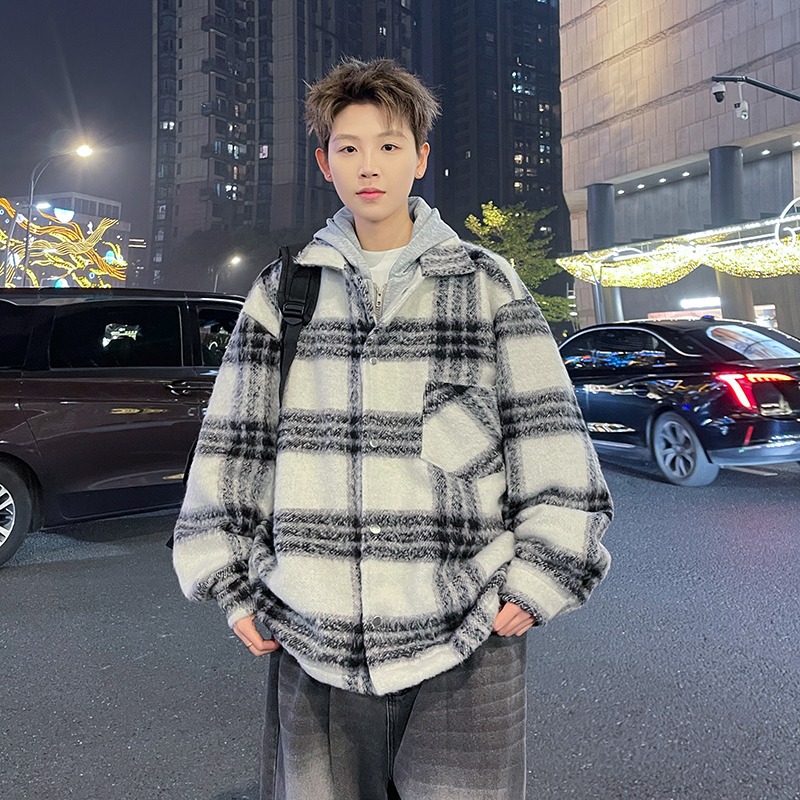 Xiaoxiang Style Woolen Jacket For Couples Wearing Hooded Jackets_voghion.com