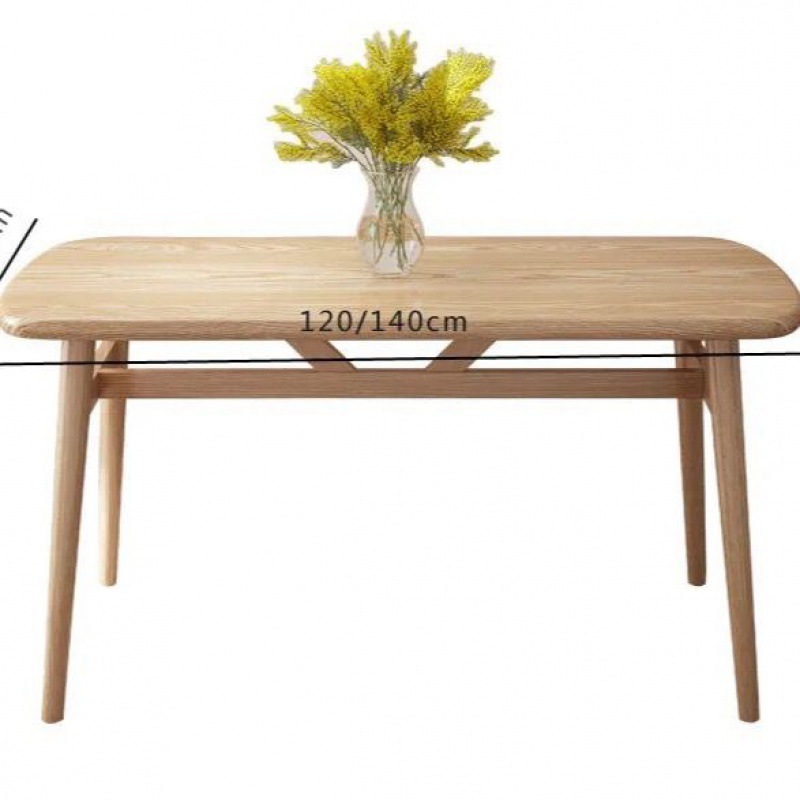 Combinación de mesa y silla de comedor, apartamento pequeño simple, comedor, mesa de comedor rectangular doméstica económica, fábrica de fuente de una pieza al por mayor